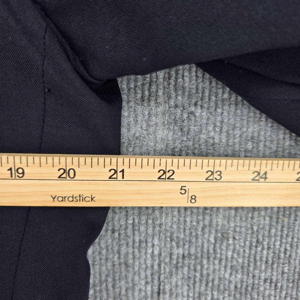 Joseph & Feiss Navy Blue Wool Blazer Gold Crest Buttons USA Made Culwell & Son - Picture 3 of 11
